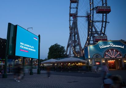 Prater Wien LED Wall von monitorwerbung ab sofort programmatisch buchbar