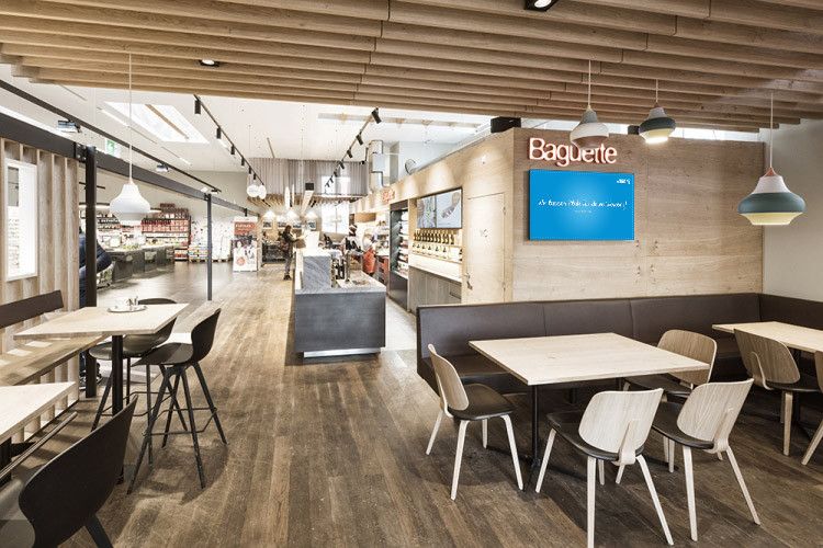 Baguette Kolsass  - Cafébereich