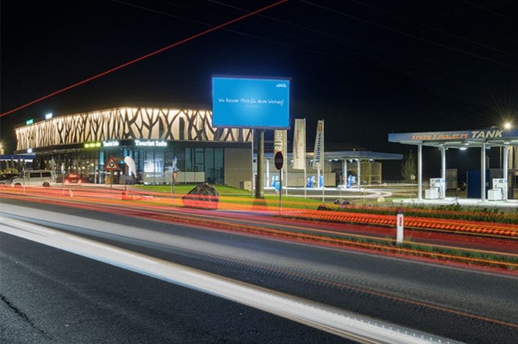 LED Wall Grenzübergang Niederndorf