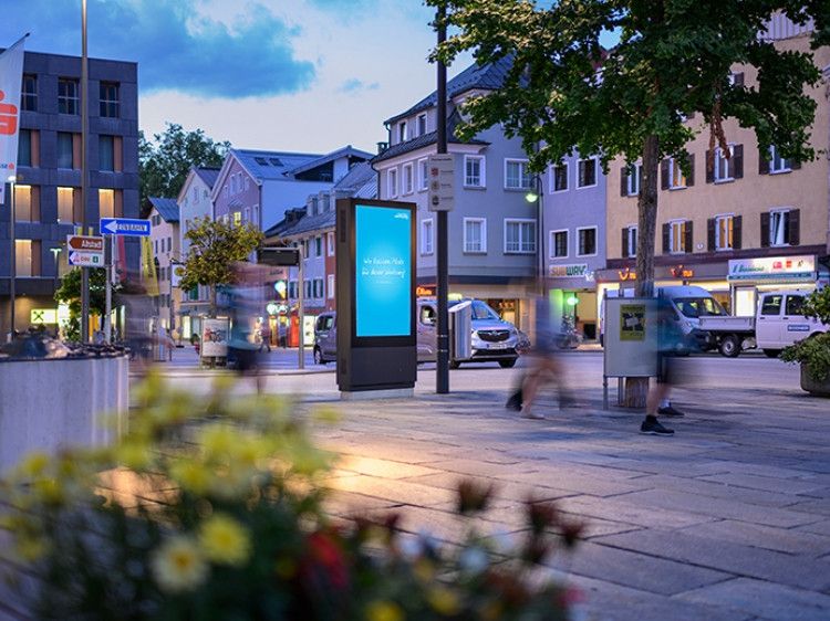 Outdoorstele/Oberer Stadtplatz